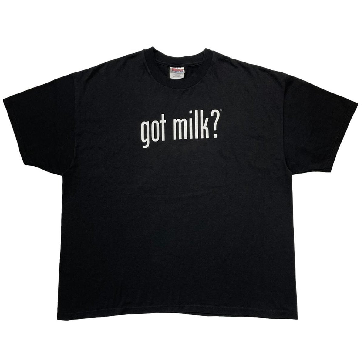 OLD & VINTAGE got milk? HANES XL 0933