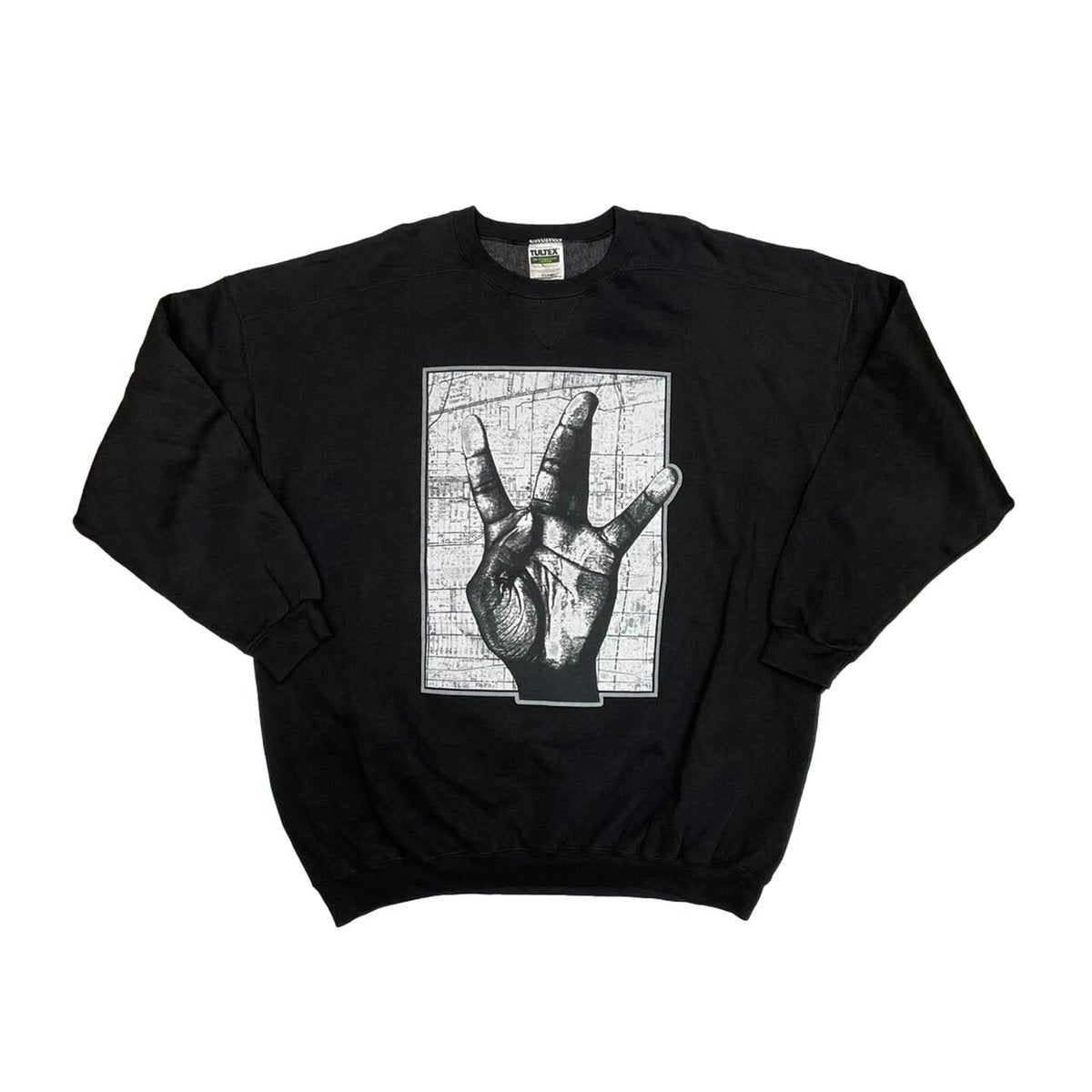 WESTSIDE CONNECTION MIX TAPES HANDSIGN CREWNECK SWEAT TULTEX XL BLACK 2658