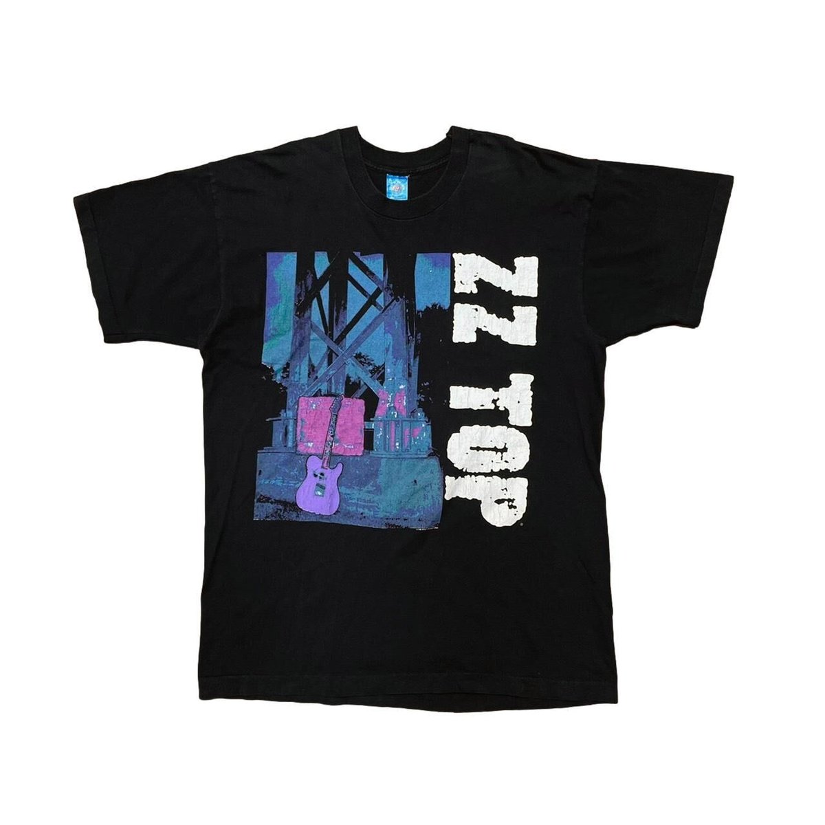 ZZ TOP LONE WOLF PRODUCTION ANTENNA TEE FRUIT OF THE LOOM XL 5378