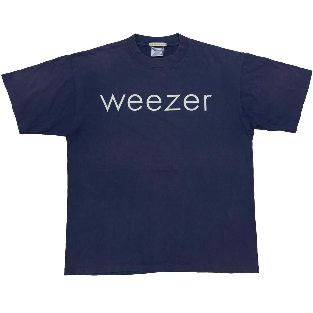 WEEZER 1995 ROCK MUSIC ALL SPORT XL NAVY 1215