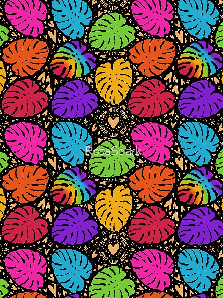 Neon Grow With Pride by Art by Rosa Spark