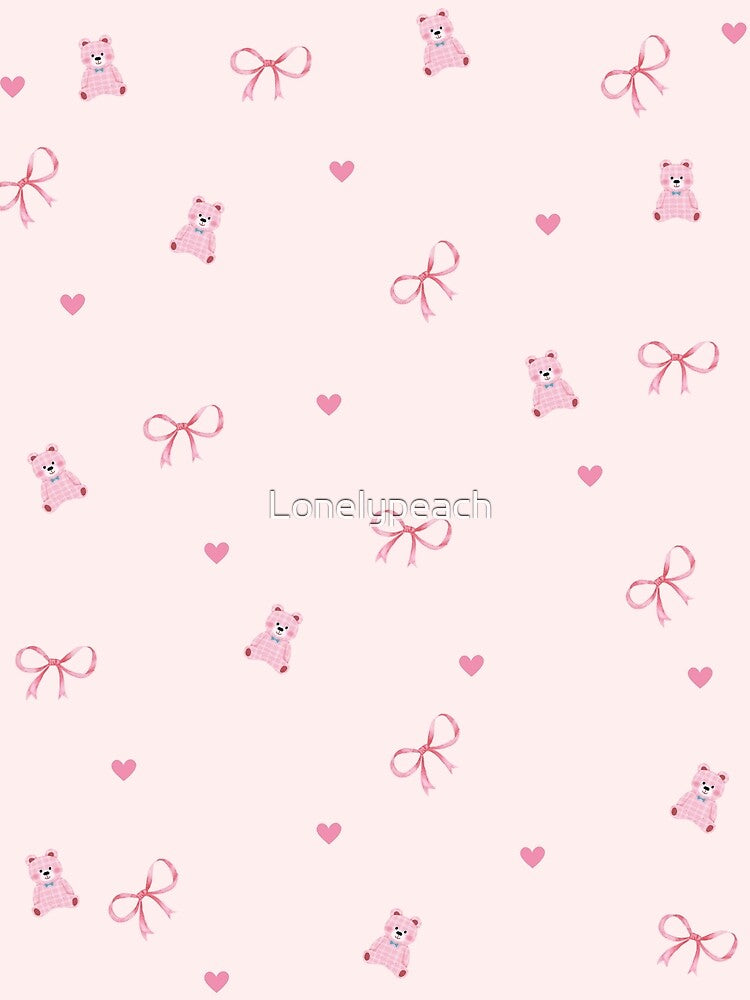 Coquette bows and teddy by Lonelypeach