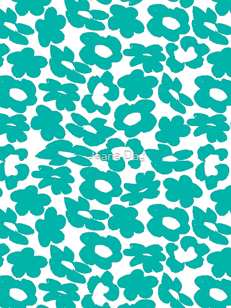 Green Flowers by Jaana Day