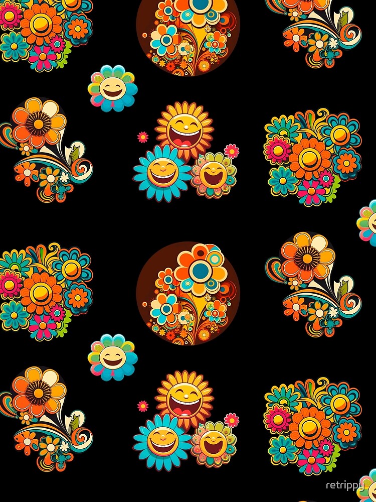 Groovy stickers pack by retrippy