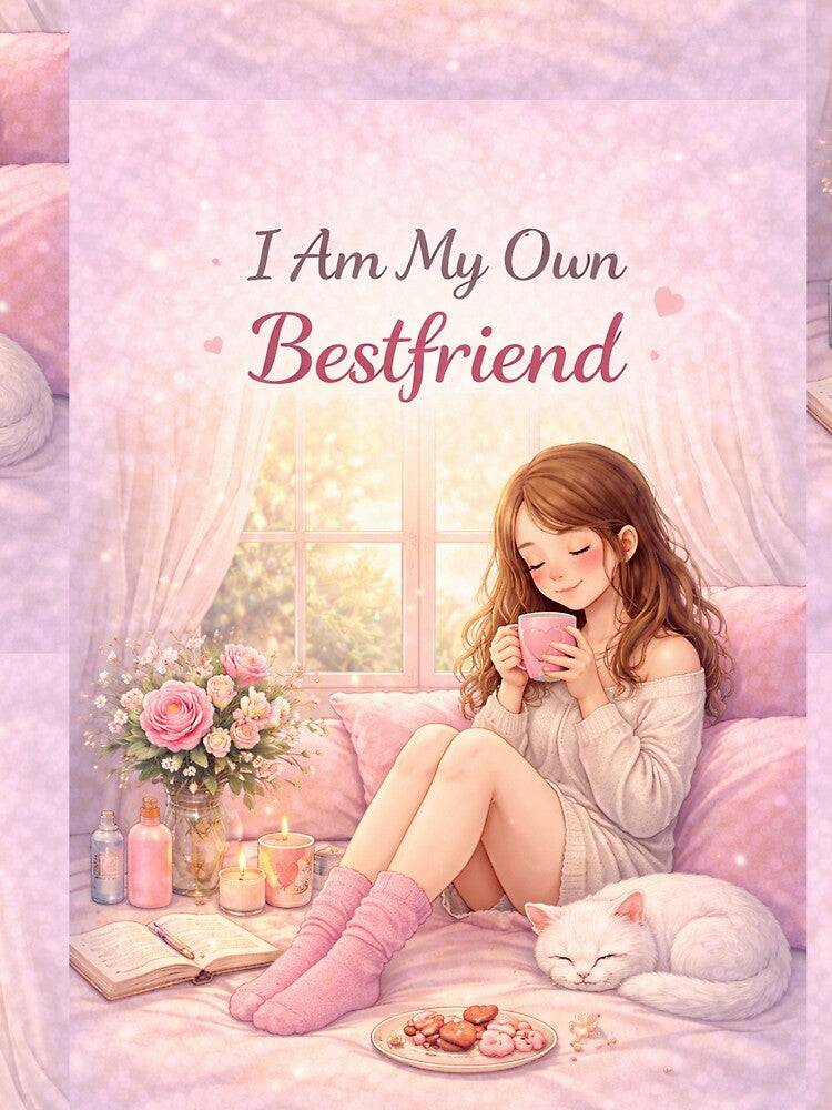 I Am My Own Bestfriend – Cozy Self Love Art by PunchDrop