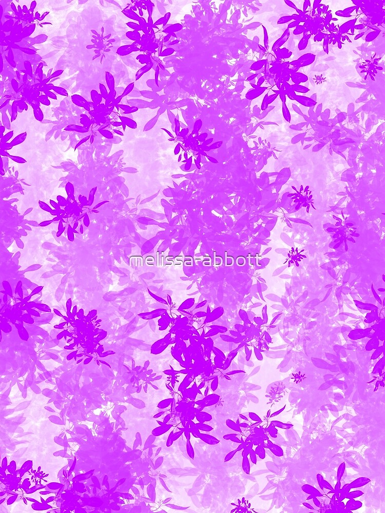 Purple Pink Flower Abstract Design by melissa-abbott