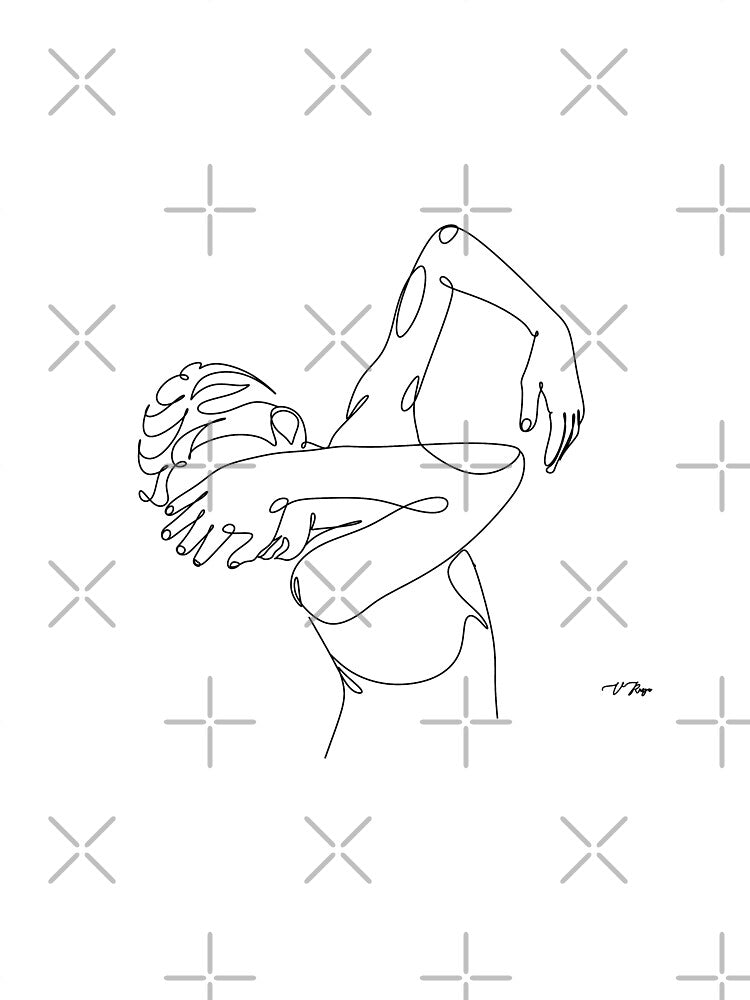 Dance Modern by OneLinePrint