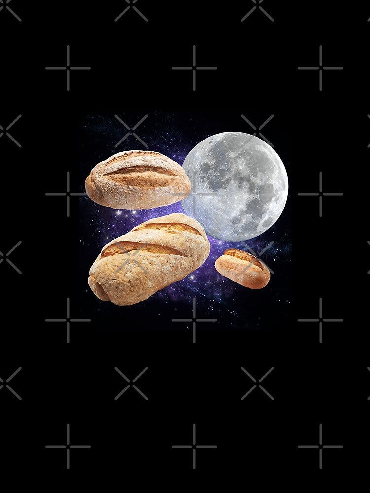 Three Sourdough Howling at Moon by DemureArtsy
