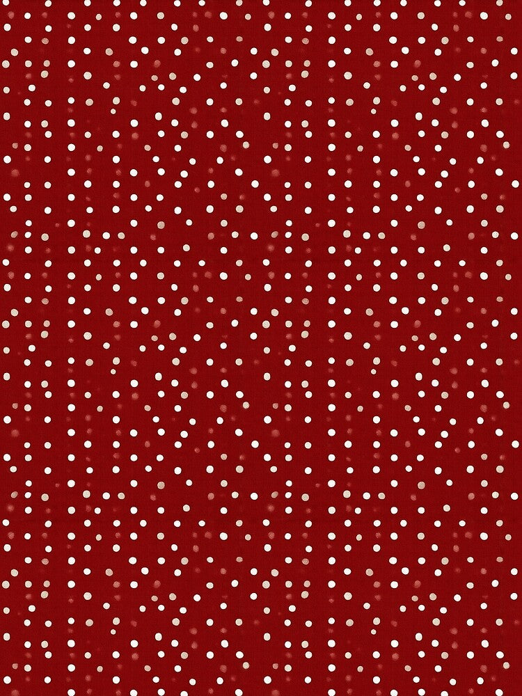 Whimsical Polka Dot Phone Case Gift for Girls | Dots Pattern Tote Bag Gift for Mom | Boho Maroon Dotted Journal Gift for Students | Rustic Scattered Dots Throw Blanket Gift by VivaFy