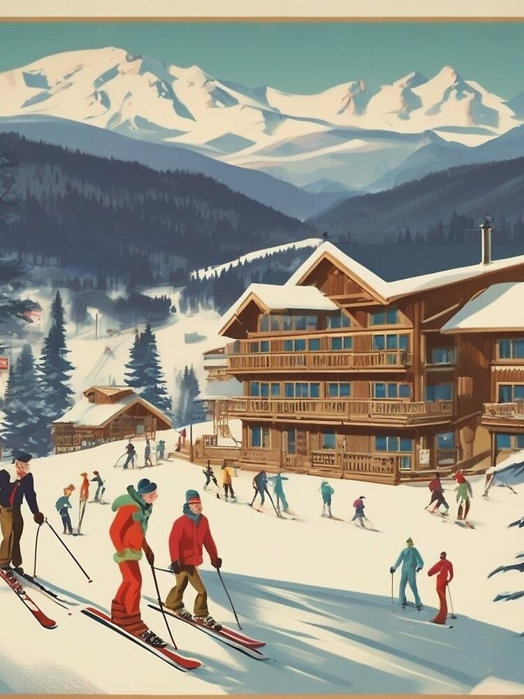 Winter Wonderland Vintage Poster 2 by MarkLines