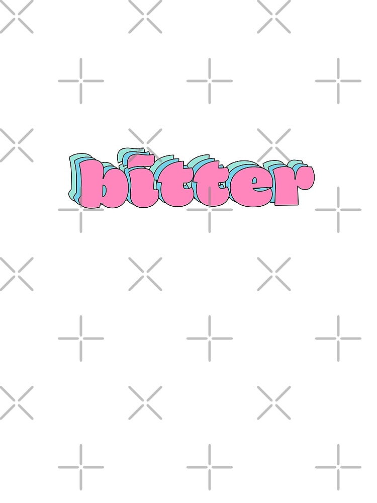 bitter, pink bubble text by MismatchMedley