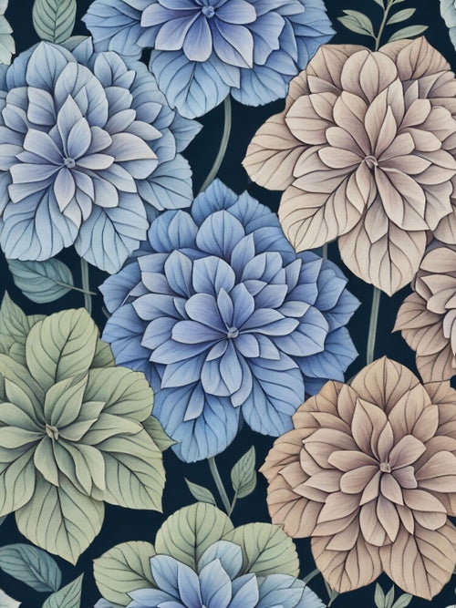 "Hand Drawn" Carnations by Sun-Soles