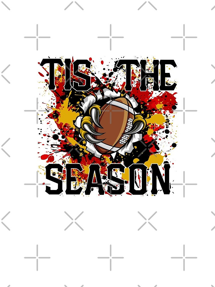 Tis the Season Football Claw Design by TOA Timeless Original Apparel