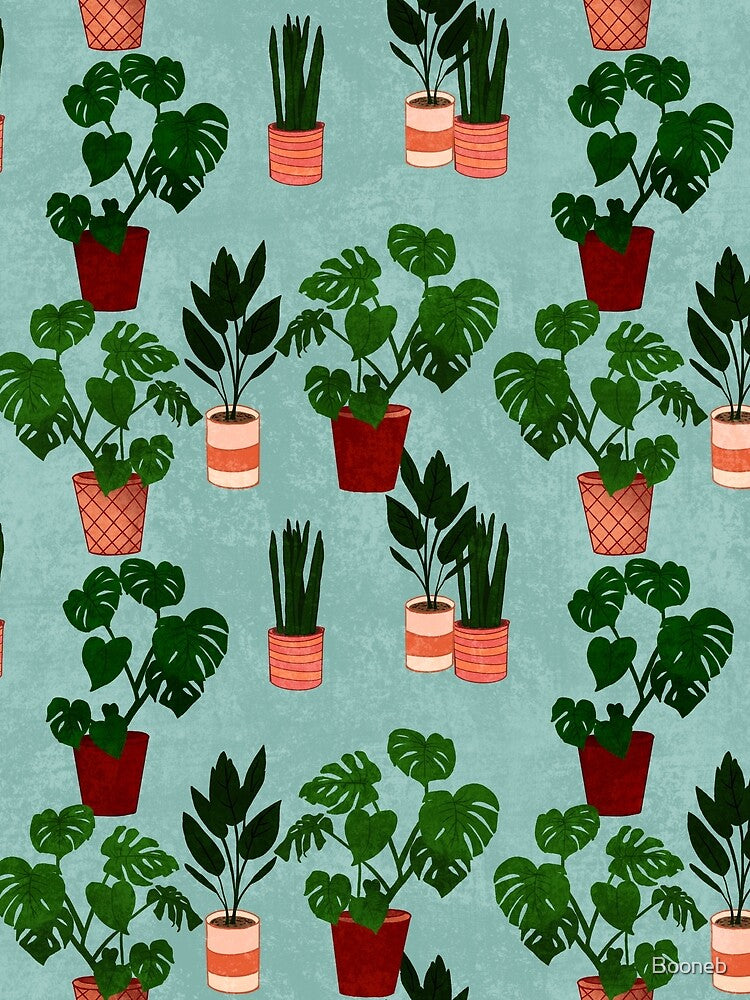 House Plants in Blue by Booneb
