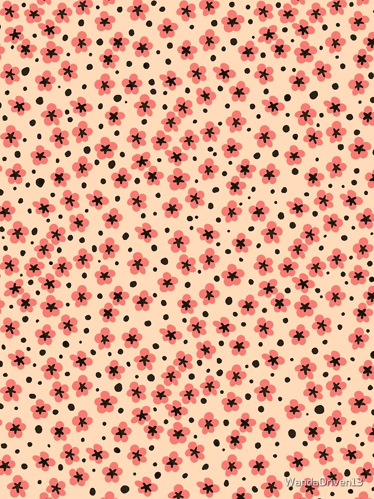 Pink Floral Ditzy by Honey Crystal Fashion and Homegoods