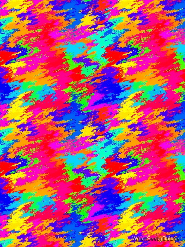 Psychedelic Color Explosion by Dawne's Designs