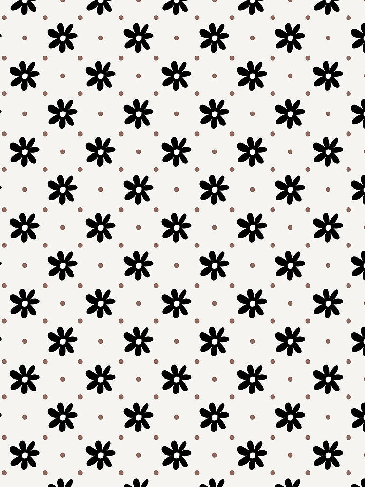 Retro Floral Pattern Gift For Mom or Wife | Vintage Daisy Design Gift For Teacher or Students | Boho Floral Pattern Gift For Girls Best Friend by VivaFy
