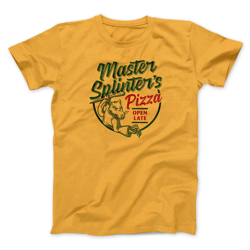 Master Splinters Pizza Funny Movie Men/Unisex T-Shirt Hoodie, Sweatshirt | Teenookco.com (Image 3)