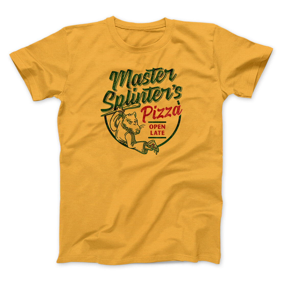 Master Splinters Pizza Funny Movie Men/Unisex T-Shirt Hoodie, Sweatshirt | Teenookco.com (Image 3)