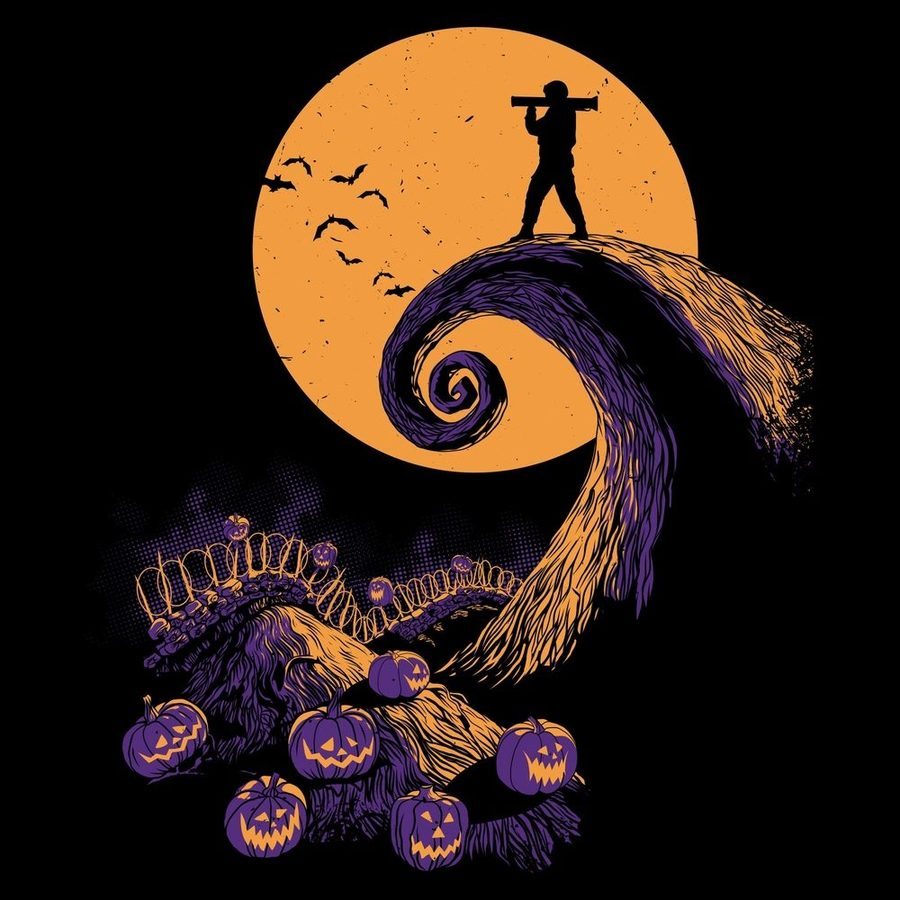 Night Raid Before Christmas T-Shirt - Black