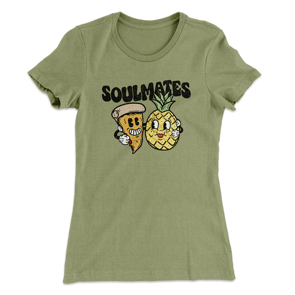 Soulmates Pineapple & Pizza Women's T-Shirt Hoodie, Sweatshirt | Teenookco.com (Image 5)