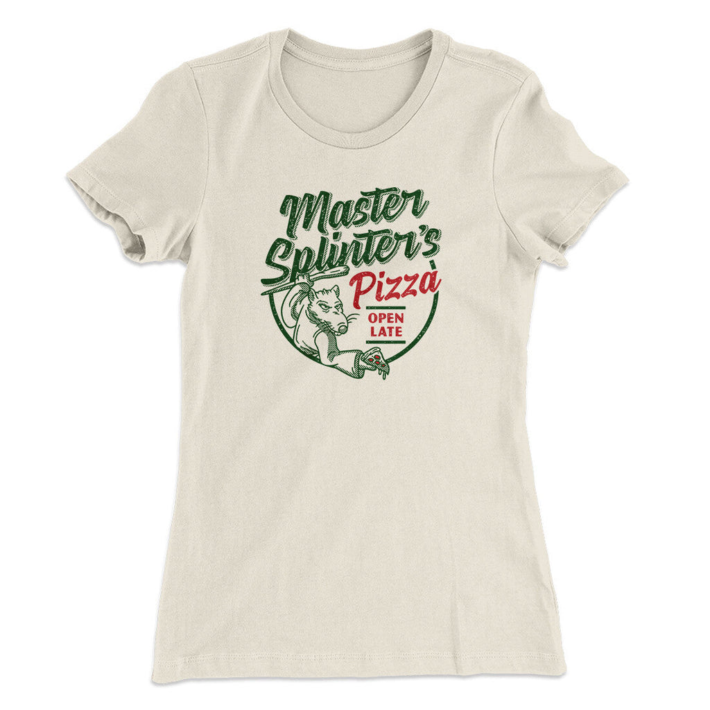 Master Splinters Pizza Women's T-Shirt Hoodie, Sweatshirt | Teenookco.com (Image 1)