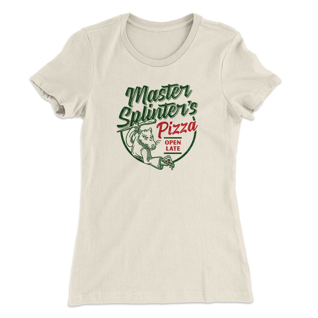 Master Splinters Pizza Women's T-Shirt Hoodie, Sweatshirt | Teenookco.com (Image 1)