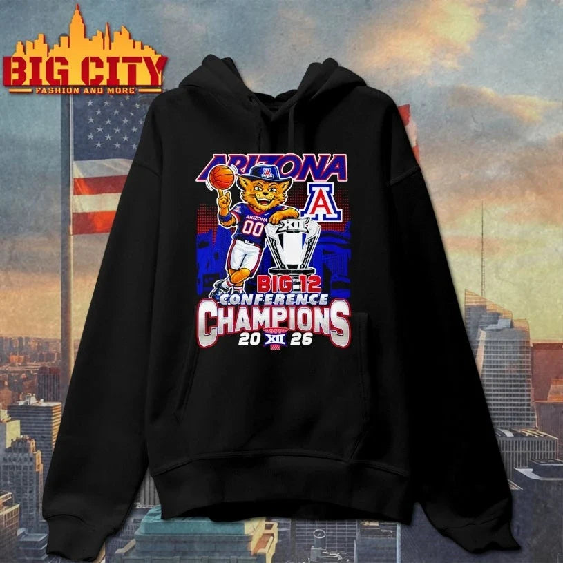 Official Arizona Wildcats Macos big 12 conference champions 2026 Unisex