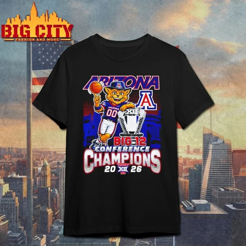 Official Arizona Wildcats Macos big 12 conference champions 2026 Unisex
