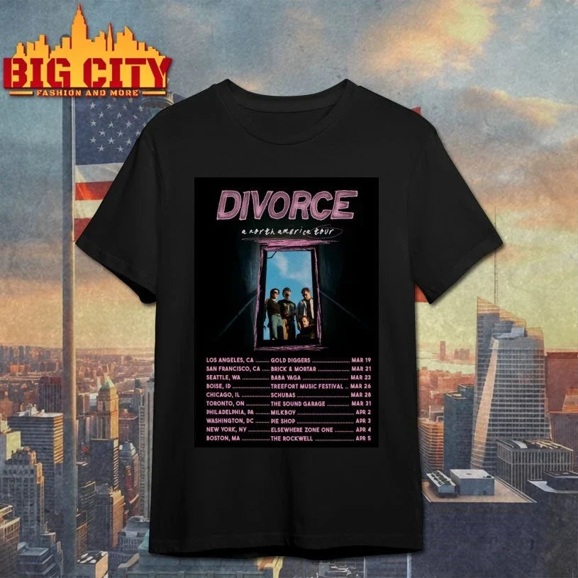 Official Divorce A North America 2026 Tour Poster Unisex