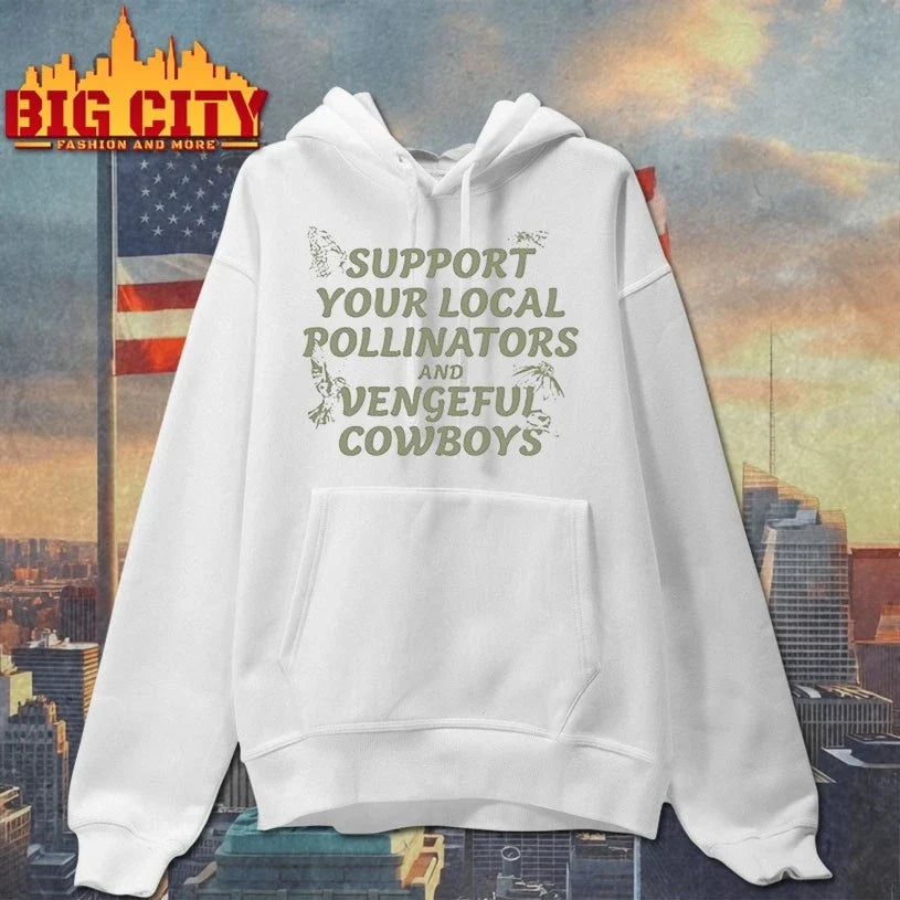 Official Hangman Adam page support your local pollinators and vengeful cowboys Unisex