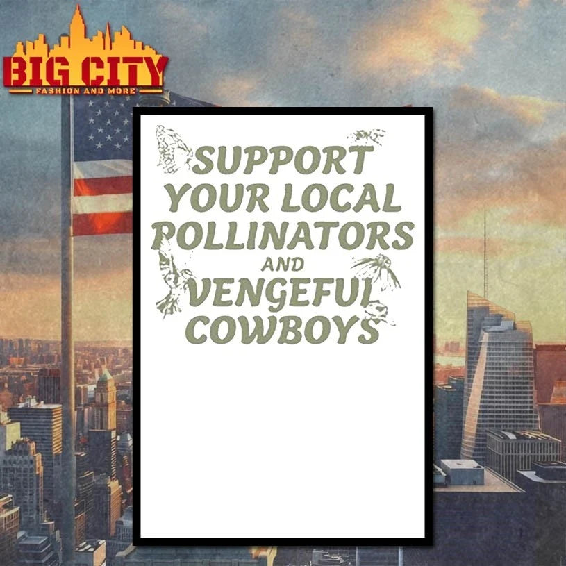 Official Hangman Adam page support your local pollinators and vengeful cowboys Unisex