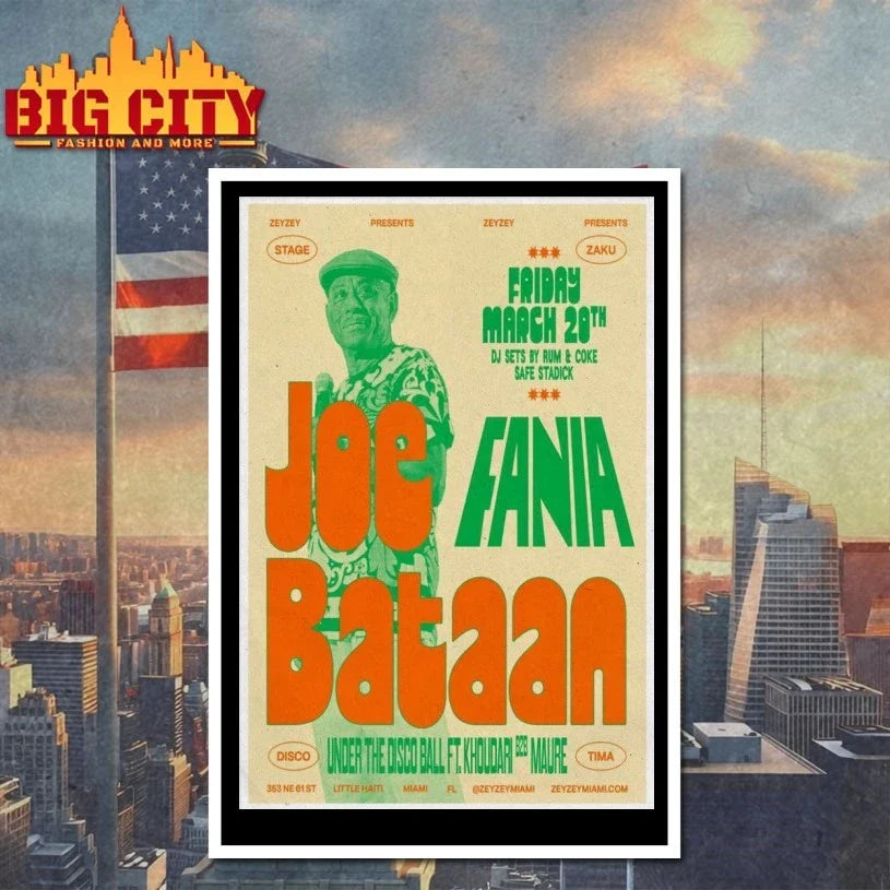 Official Joe Bataan At Mar 20 2026 Poster Unisex