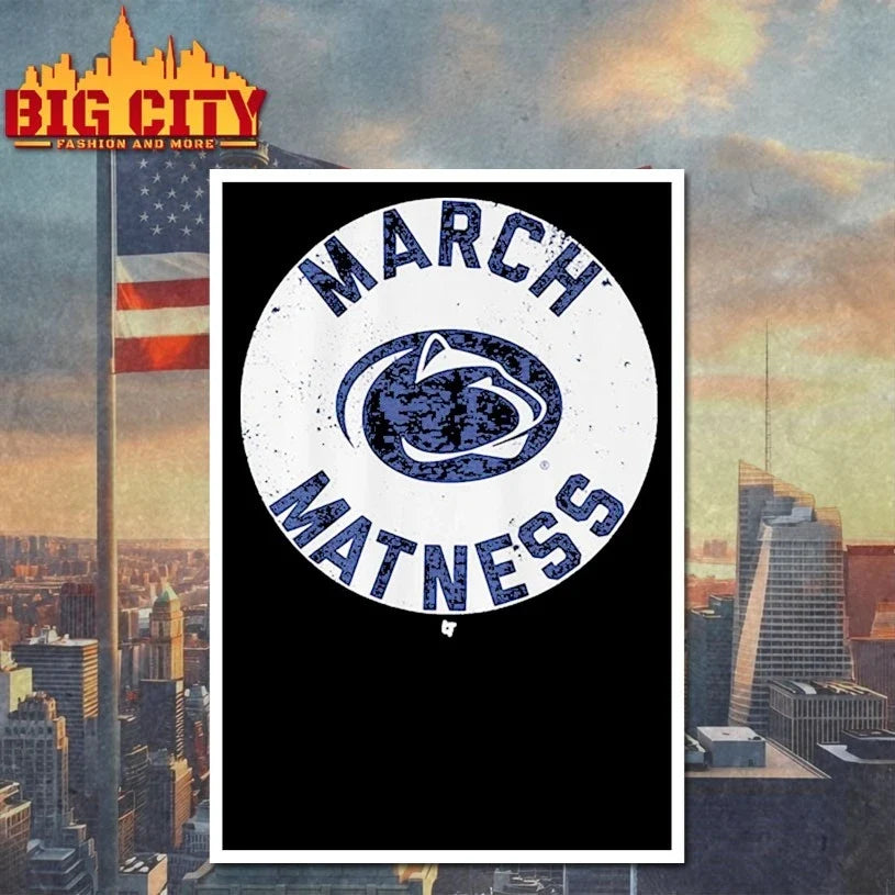Official March Madness 2026 Penn State Wrestling logo Unisex