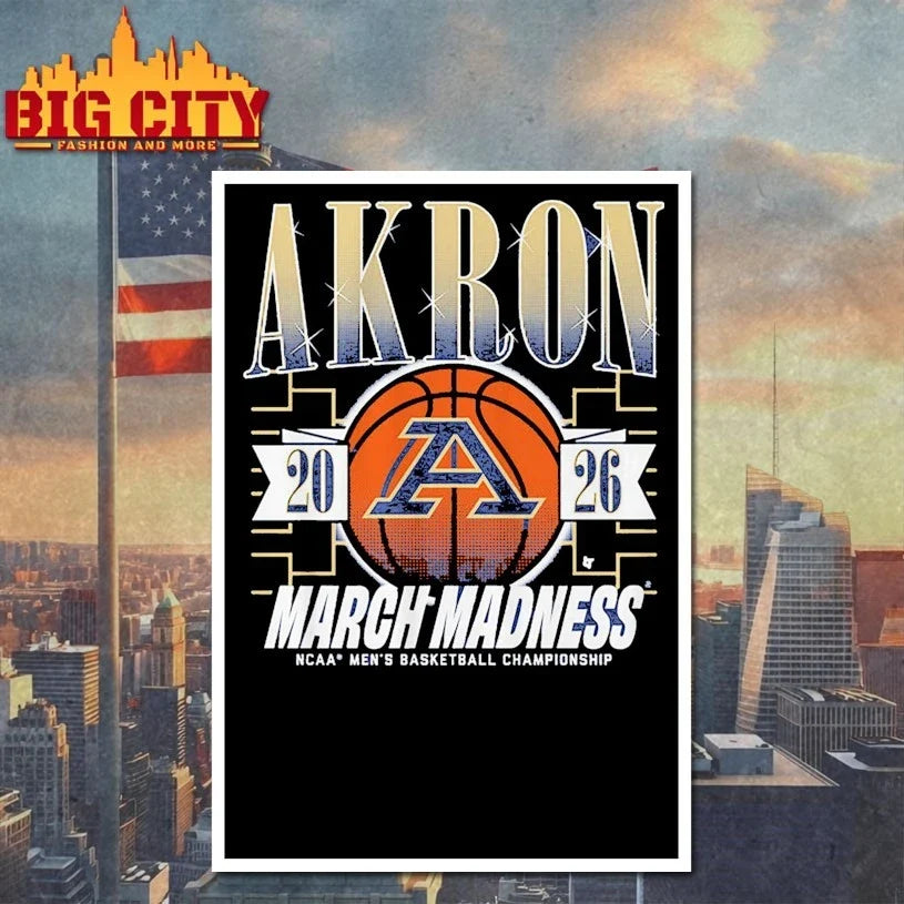 Official March Madness Akron Zips 2026 NCAA men’s basketball championship Unisex
