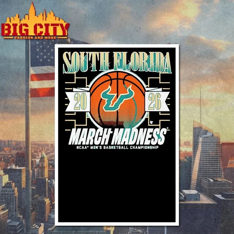 Official March Madness USF Bulls 2026 NCAA men’s basketball championship Unisex