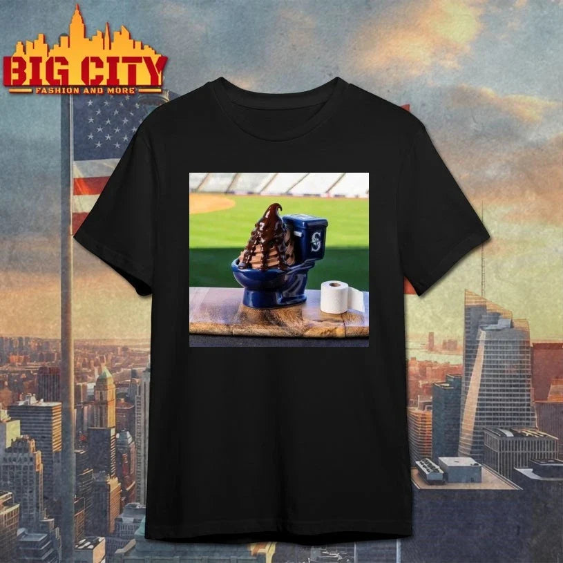 Official Mariners Big Dumper Sundae Chocolate Ice Cream Toilet Unisex