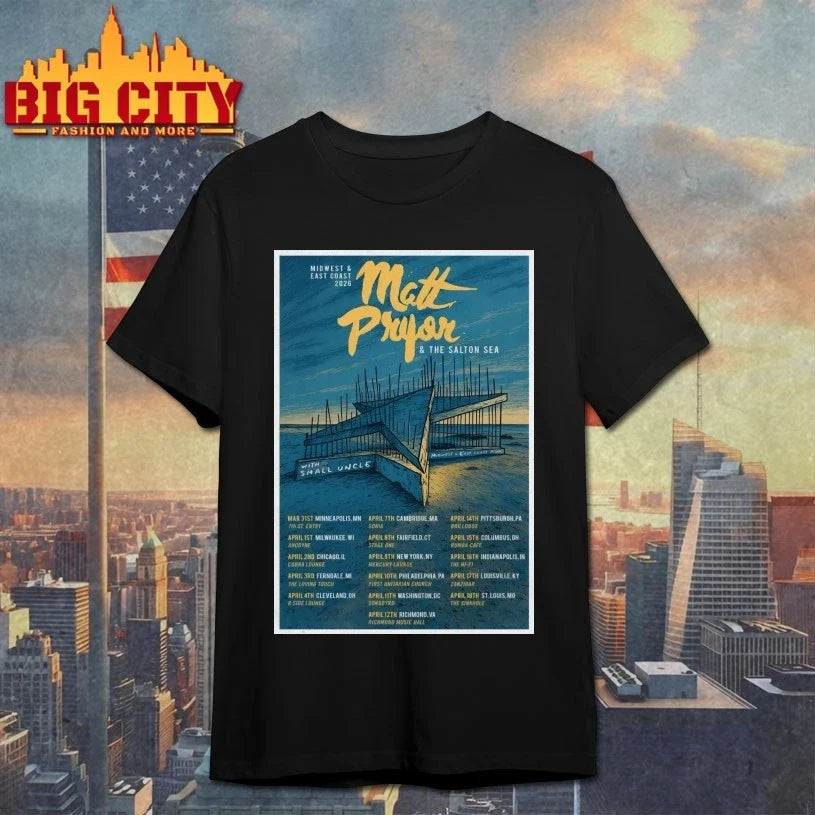Official Matt Pryor Tour Midwest And East Coast 2026 Poster Unisex