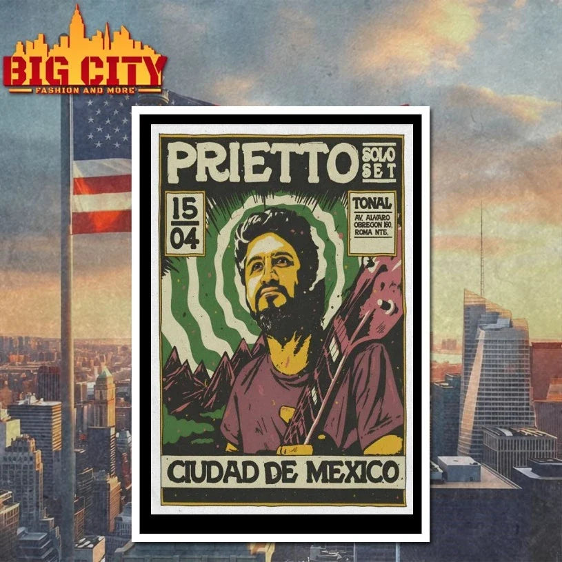 Official Maxi Prietto Mexico City 4-15-2026 Poster Unisex