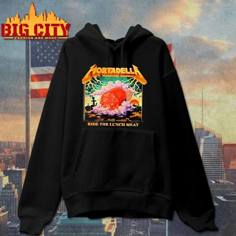 Official Mortadella Ride The Lunch Meat Italian Food Funny Unisex