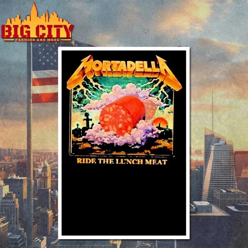 Official Mortadella Ride The Lunch Meat Italian Food Funny Unisex