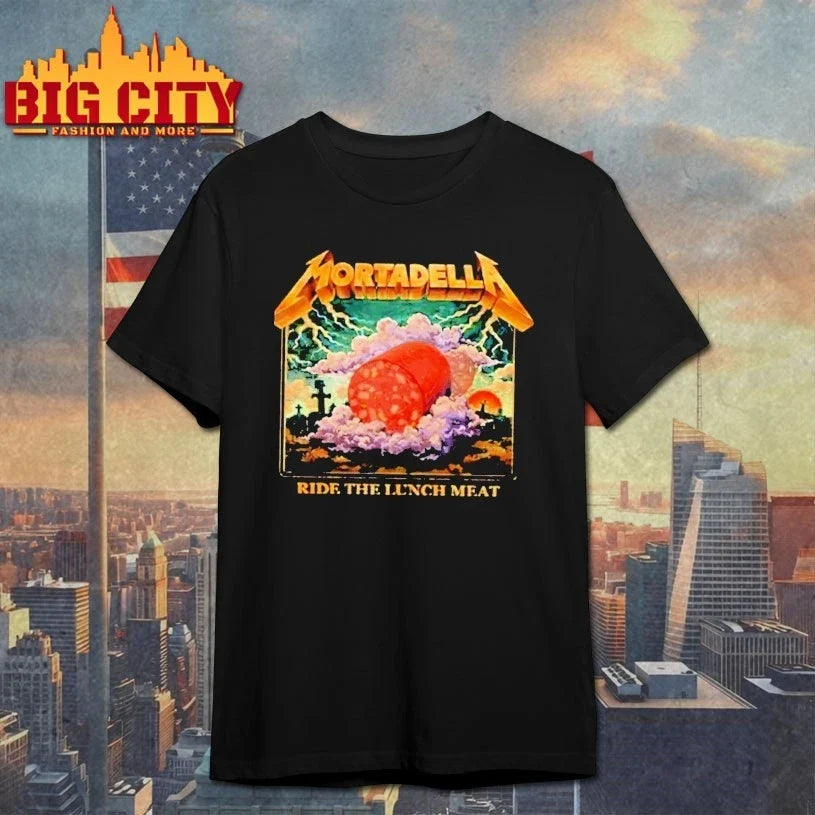 Official Mortadella Ride The Lunch Meat Italian Food Funny Unisex