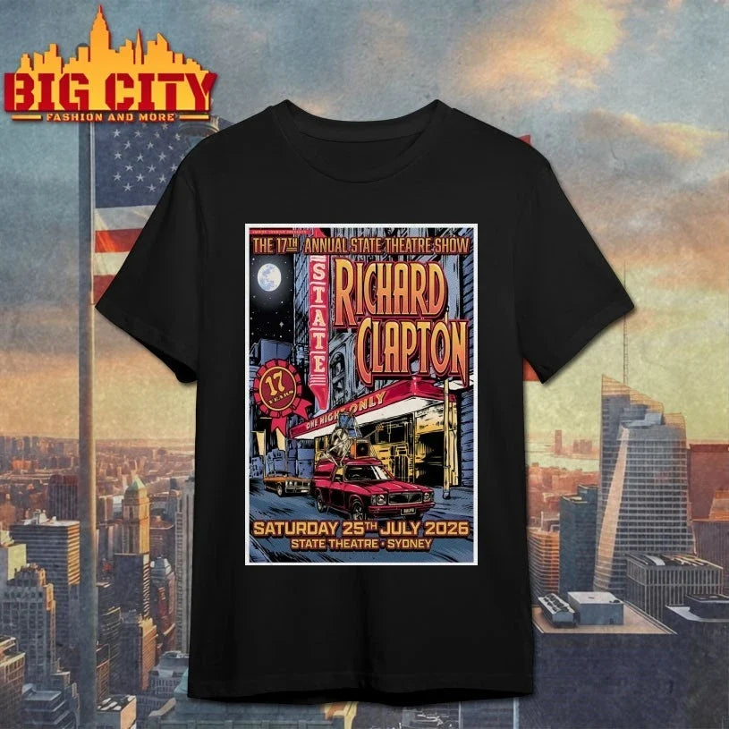Official Richard Clapton Sydney AUS 7-25-2026 Poster Unisex