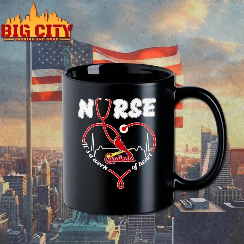 Official St. Louis Cardinals Nurse It’s a work of heart shirt Unisex