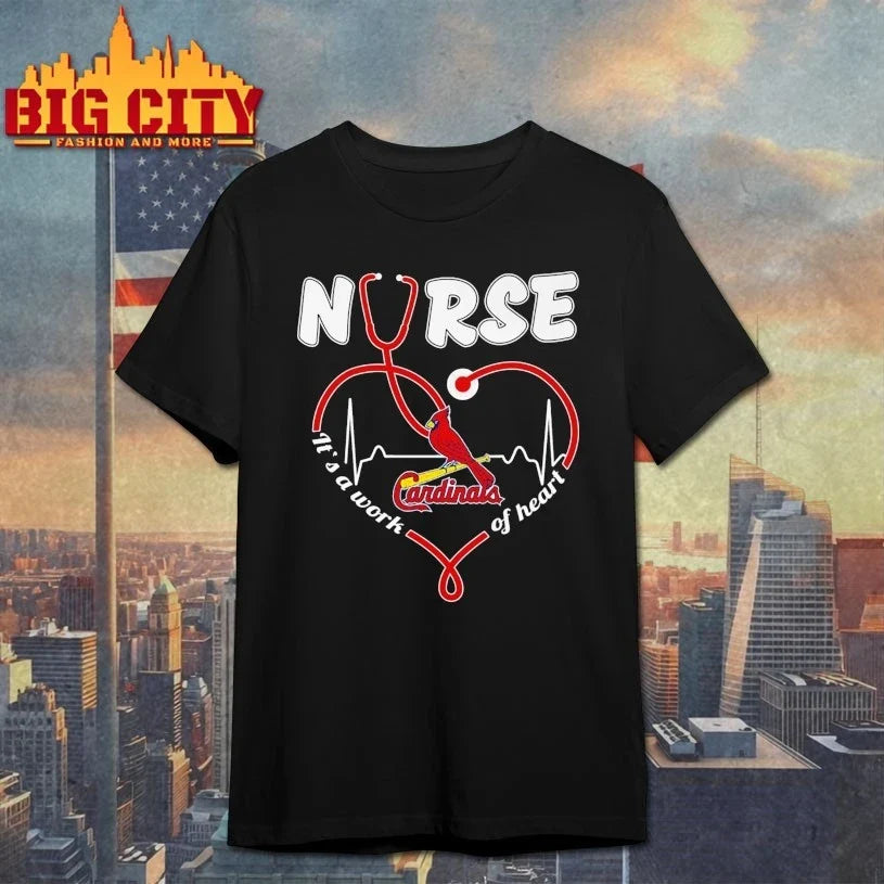 Official St. Louis Cardinals Nurse It’s a work of heart shirt Unisex