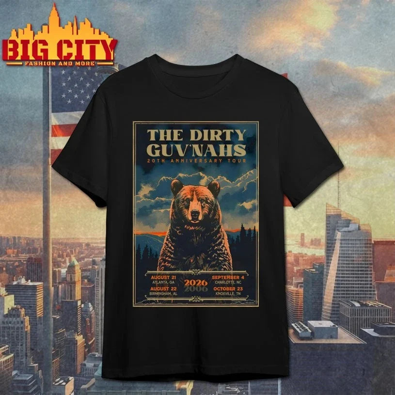 Official The Dirty Guv’nahs 20th Anniversary 2026 Shows Poster Unisex