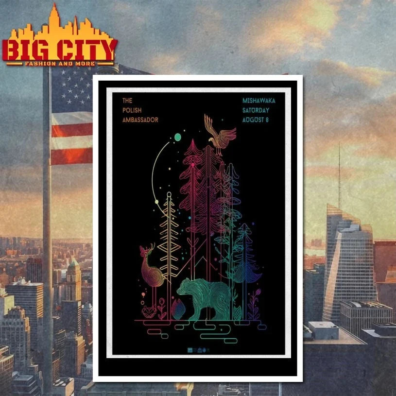 Official THE POLISH AMBASSADOR Aug 8 2026 Mishawaka Poster Unisex