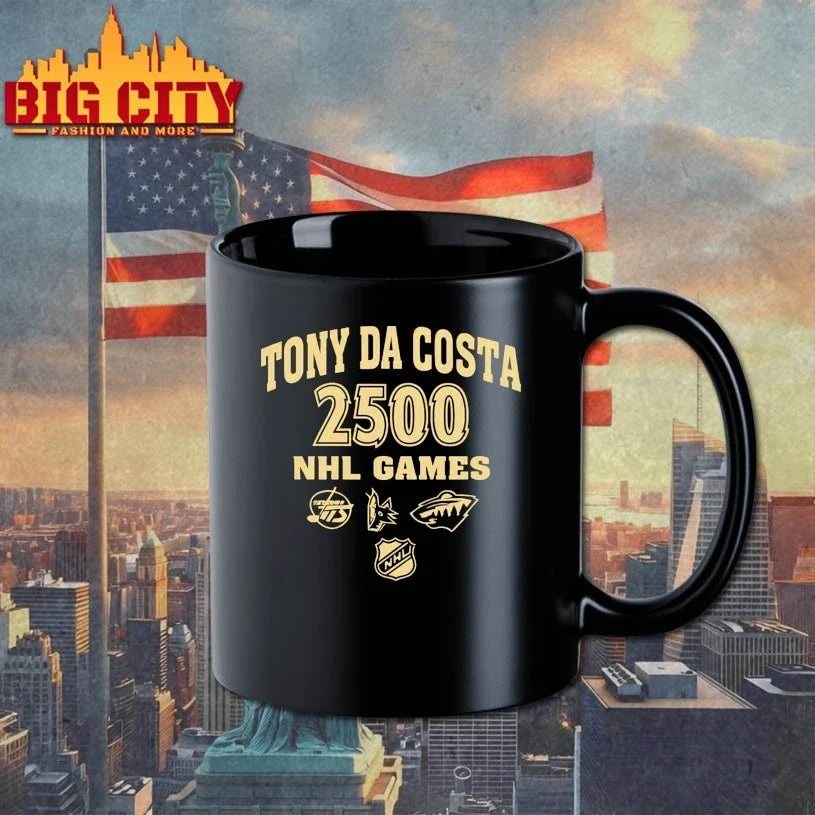 Official Tony Da Costa 2500 NHL Games logo Unisex