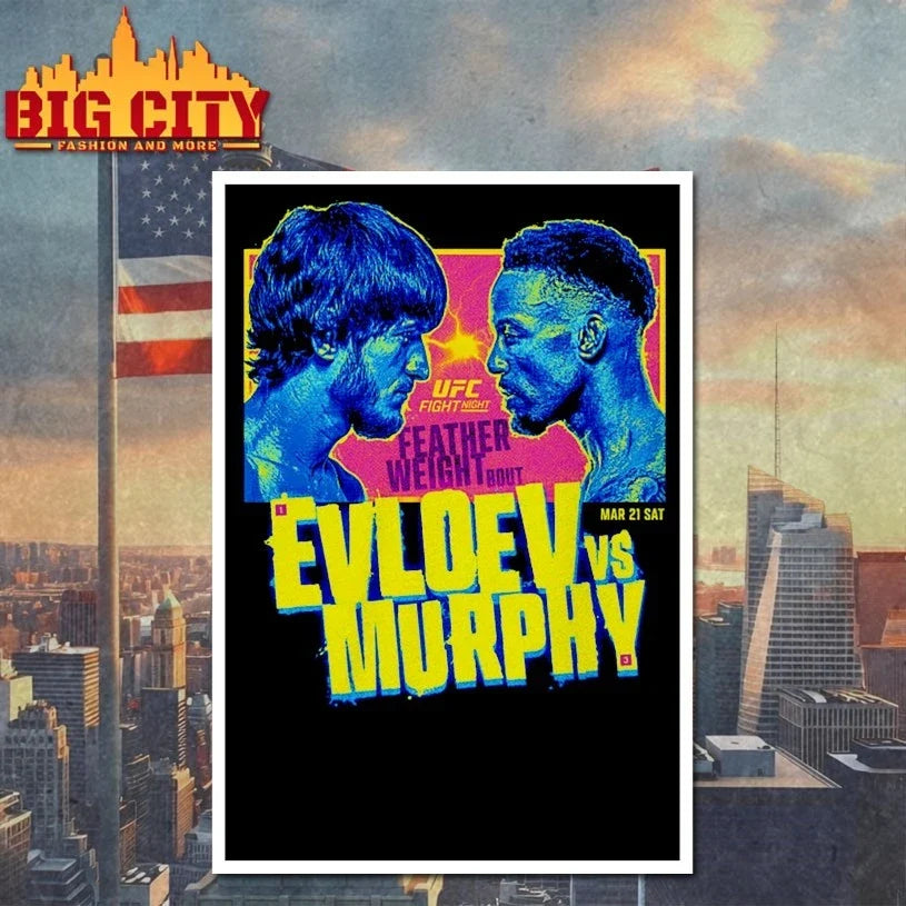 Official UFC Fight Night 2026 Evloev Vs. Murphy Match Up Unisex