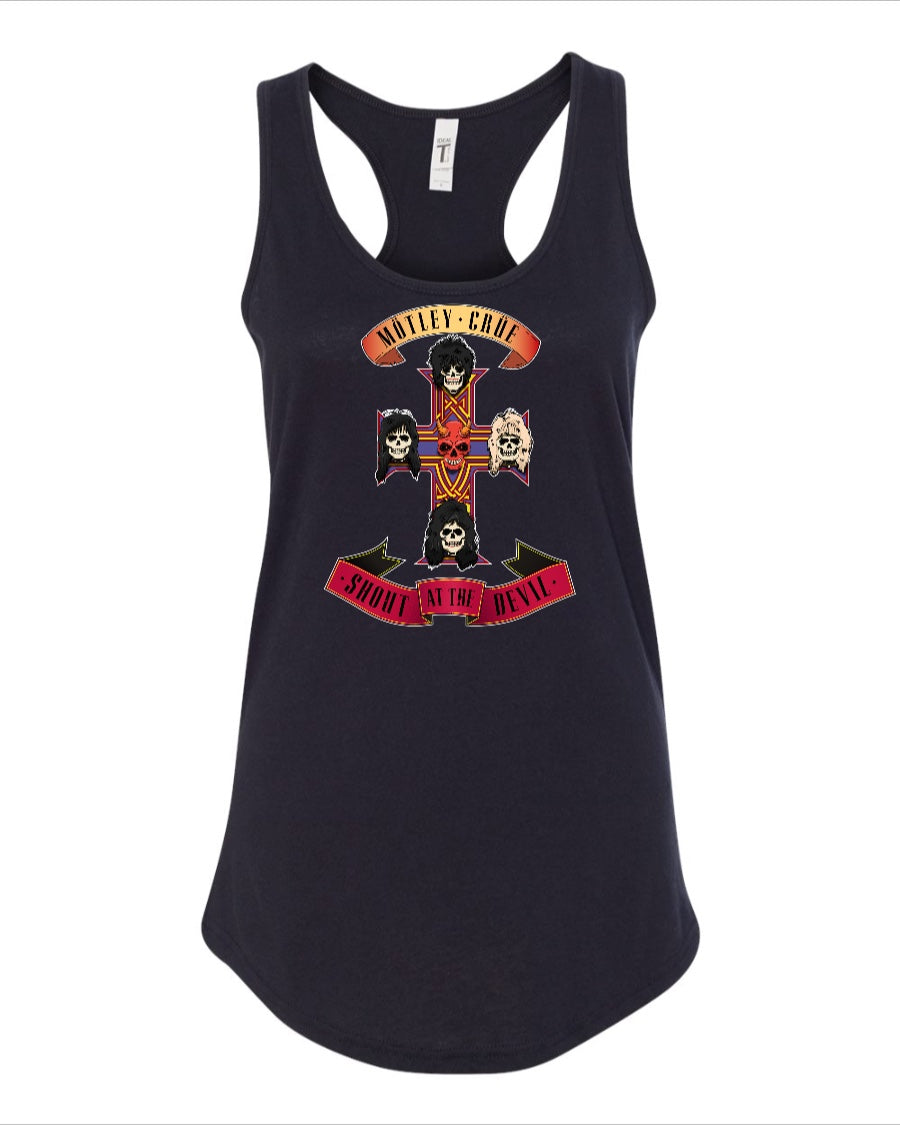 Motley Roses - Appetite For The Devil - Women's Racerback Tank
